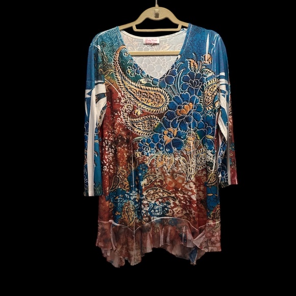 Pretty Woman Blouse Size Large - Picture 1 of 3
